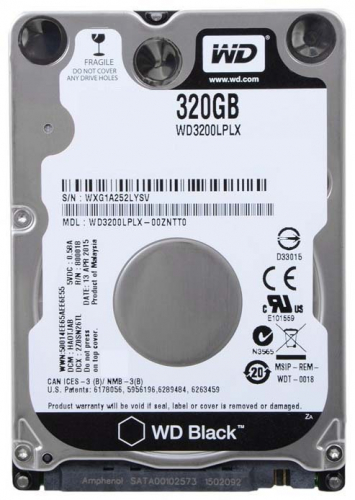 Жесткий диск Western Digital WD3200LPLX 320Gb 7200 SATAIII 2,5" HDD