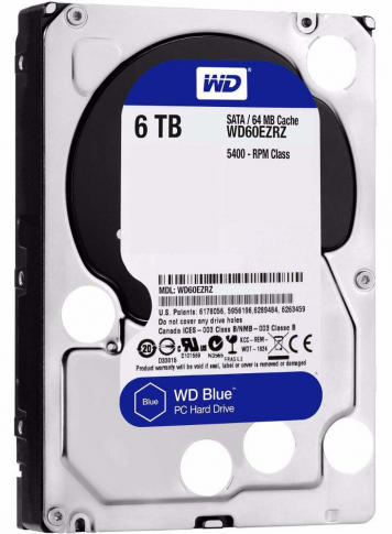 Жесткий диск Western Digital WD60EZRZ 6Tb 5400 SATAIII 3.5" HDD