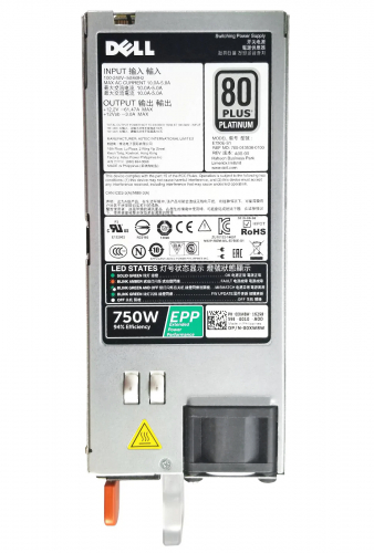 Резервный Блок Питания Dell XW8W 750W