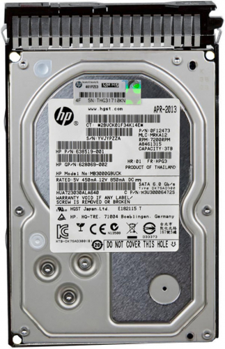 Жесткий Диск HP MB3000GBUCK 3TB 7200 SATA 3.5" HDD