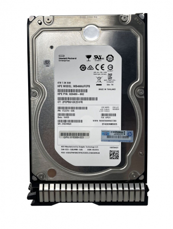 Жесткий диск HP 820409-002 4Tb 7200 SAS 3,5" HDD