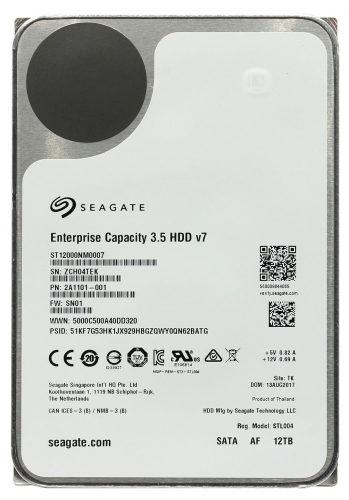 Жесткий диск Seagate 2A1101 12Tb 7200 SATAIII 3,5" HDD