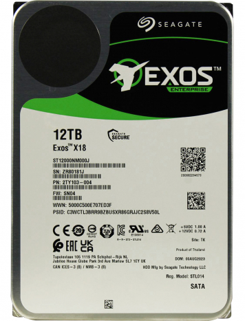 Жесткий диск Seagate 2TY103 12Tb 7200 SATAIII 3,5" HDD