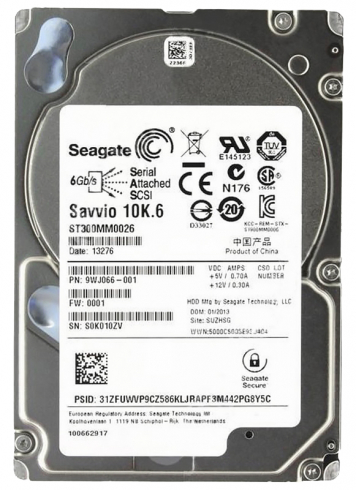 Жесткий диск Seagate ST300MM0026 300Gb  SAS 2,5" HDD