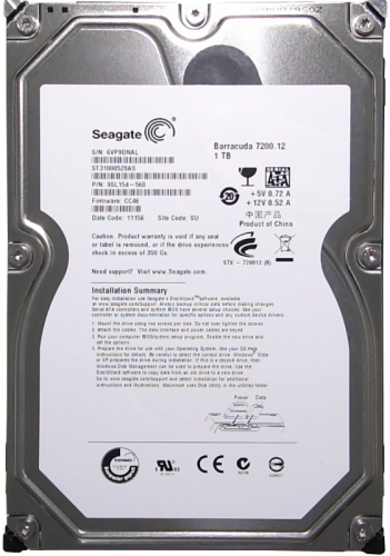 Жесткий диск Seagate 9SL154 1Tb  SATAII 3,5" HDD